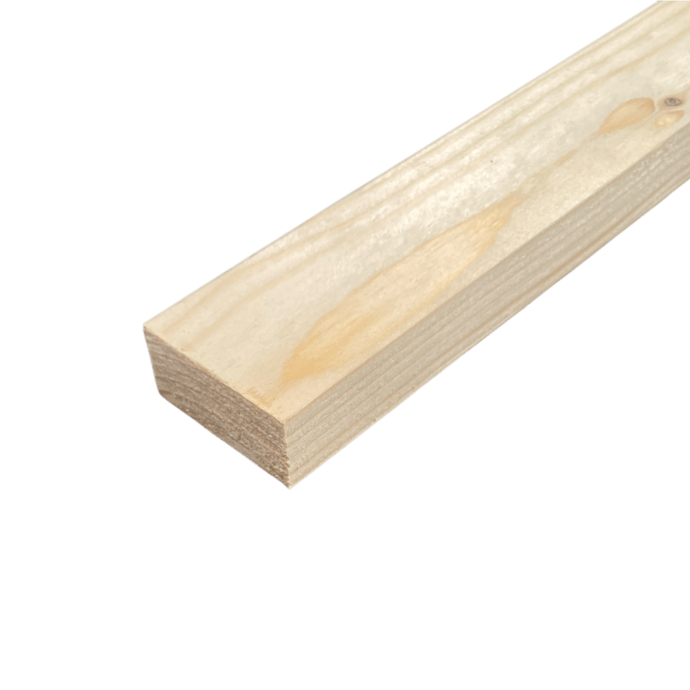 Fijn bezaagd 22 x 50 mm 3,00 mtr blank hout
