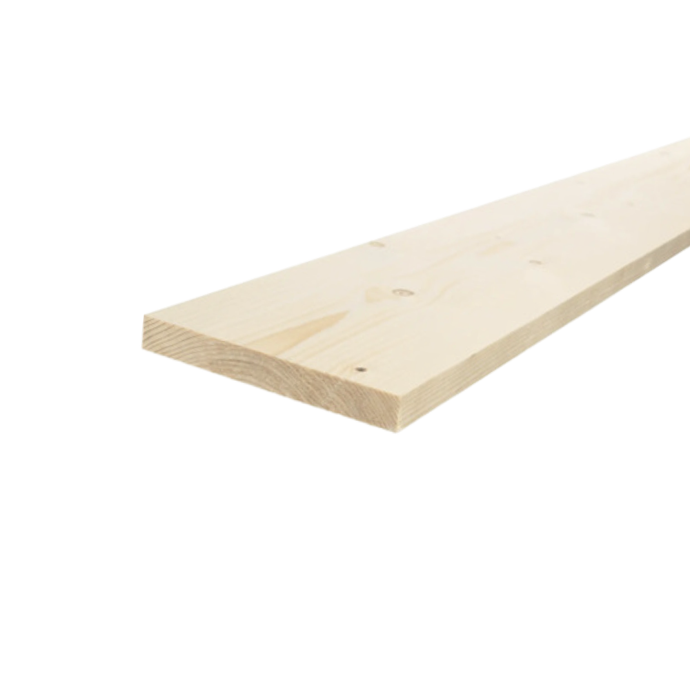 Geschaafd 18 x 145 mm 3,00 mtr blank hout