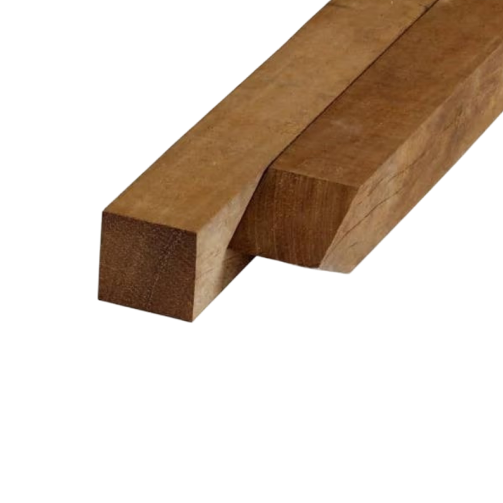 Paal 60 x 60 mm 1,50 mtr Hardhout Okan