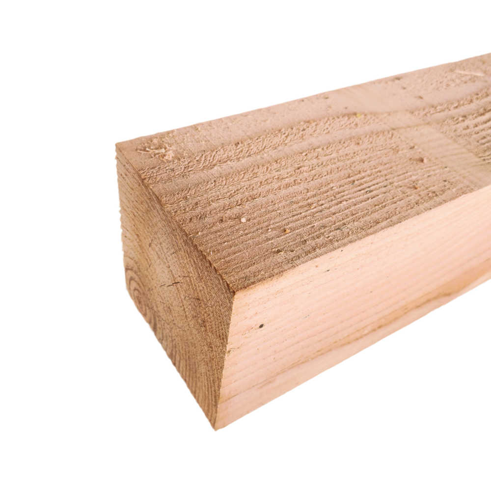 Paal Fijnbezaagd 150 x 150 mm 4,00 mtr Lariks / Douglas