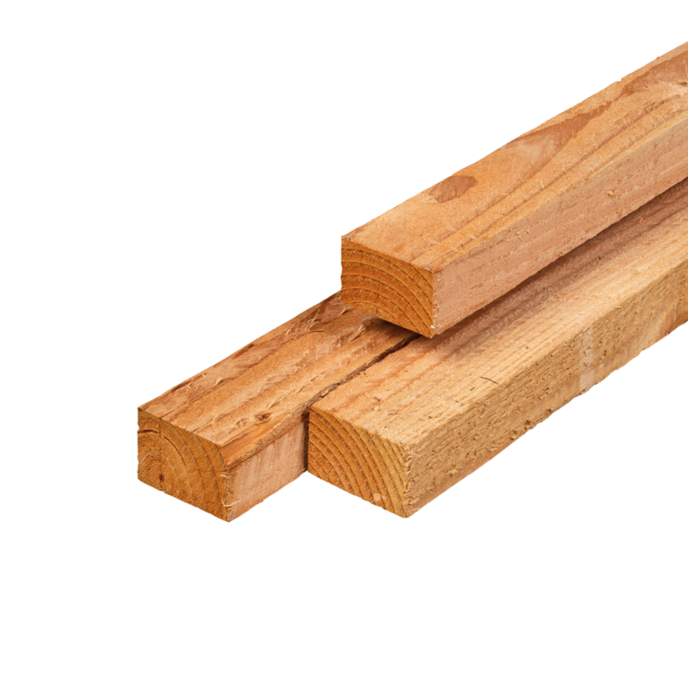 Regel Fijnbezaagd 45 x 75 mm 2,50 mtr Lariks / Douglas