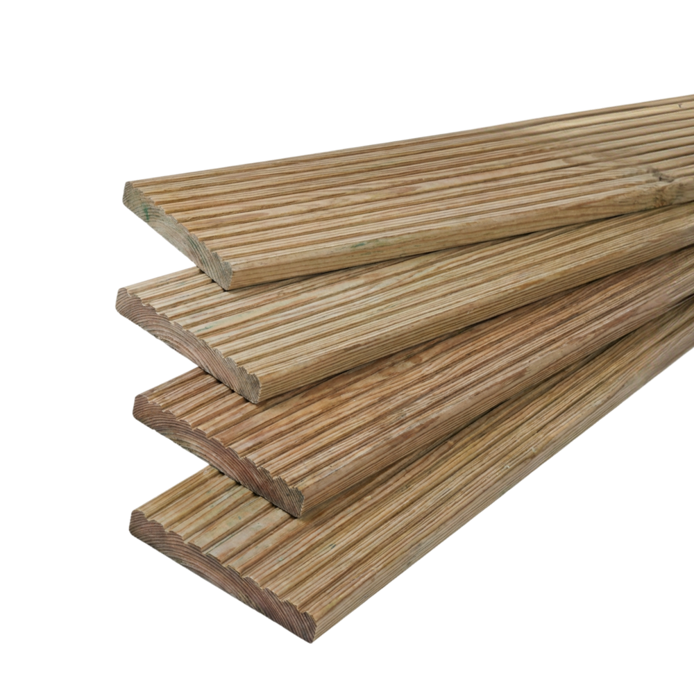 Vlonderplank 28 x 145 mm 5,00 mtr Geïmpregneerd