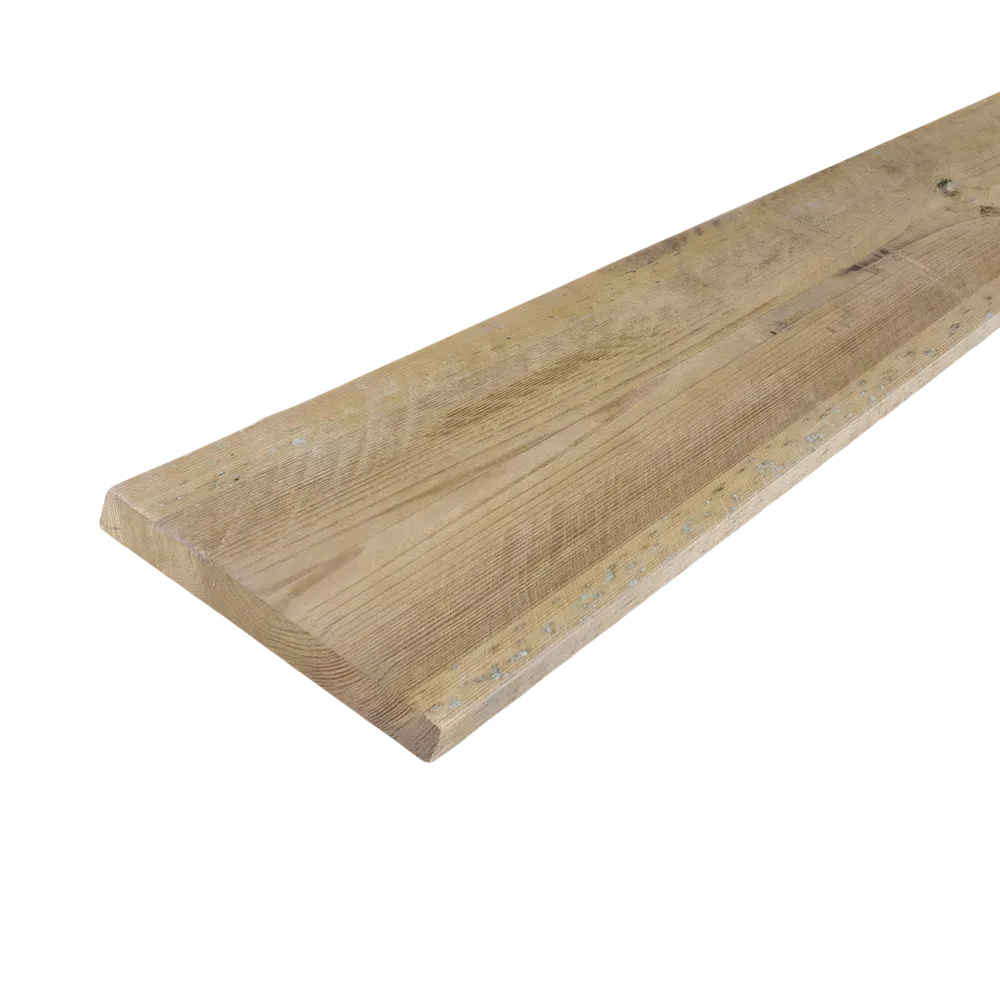 Plank Geschaafd 28 x 80 mm 4,20 mtr Geïmpregneerd