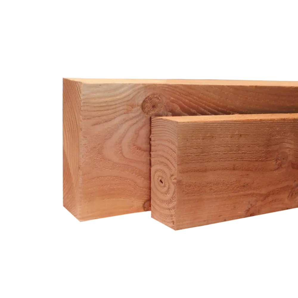 Balk Fijnbezaagd 50 x 100 mm 4,00 mtr Lariks / Douglas