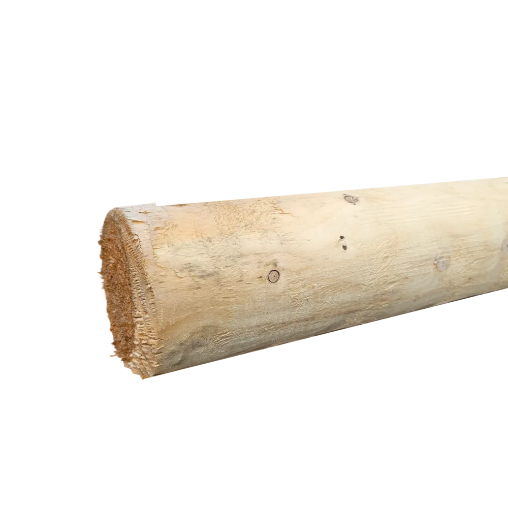 Ronde Paal Ø10 cm – Lengte 2,00 m blank hout | Prolock® Sigma Beschoeiing