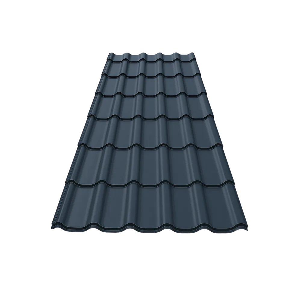 Dakpanplaat Wrinkle 110 x 225cm, per plaat