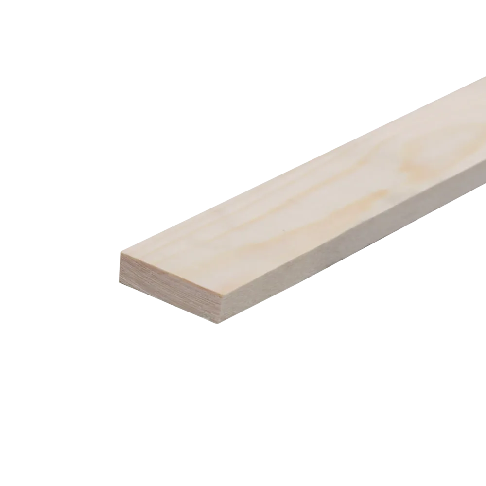 Geschaafd 10 x 40 mm 3,00 mtr blank hout