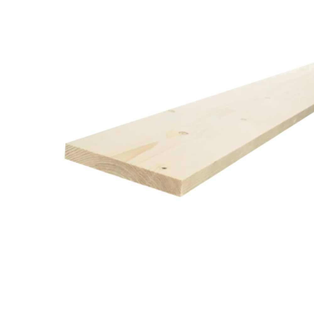 Geschaafd 18 x 145 mm 4,20 mtr blank hout