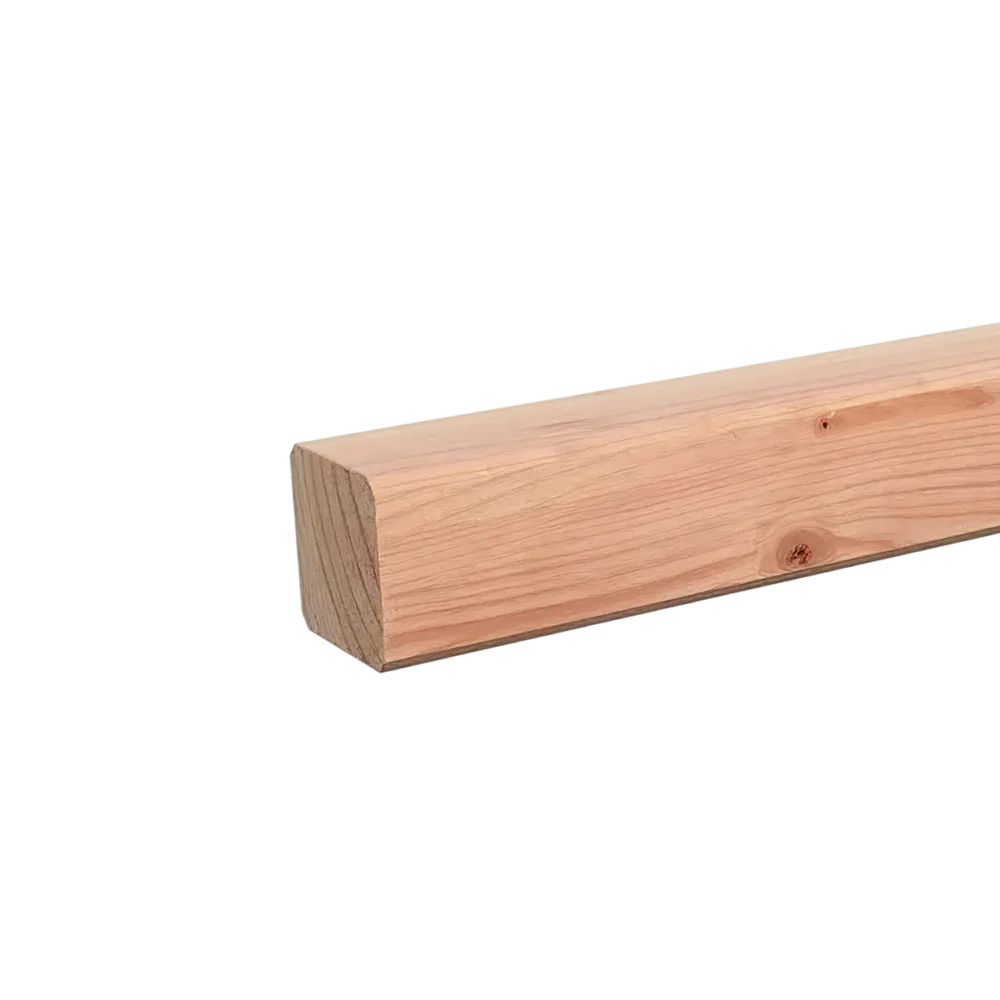 Paal Geschaafd 45 x 45 mm 3,00 mtr Lariks / Douglas