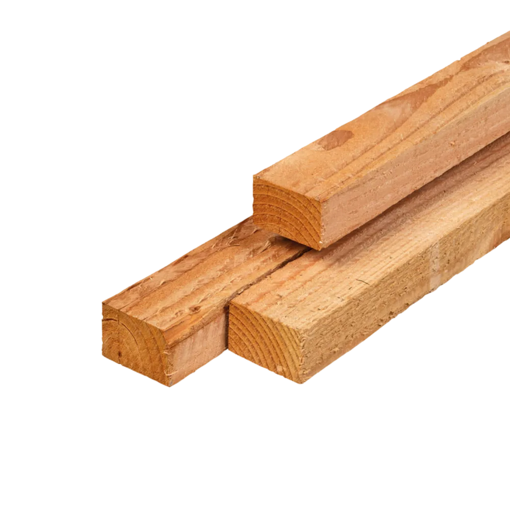 Regel Fijnbezaagd 45 x 75 mm 4,00 mtr Lariks / Douglas