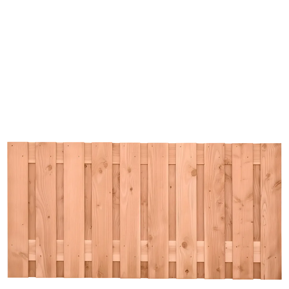 Tuinscherm 21 planks  90 x 180 cm Lariks / Douglas