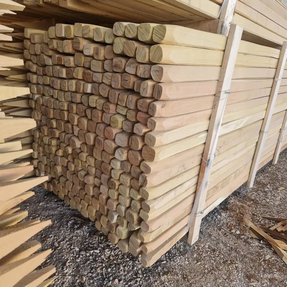 Vierkante paal 50 x 50 mm 1,20 mtr Robinia