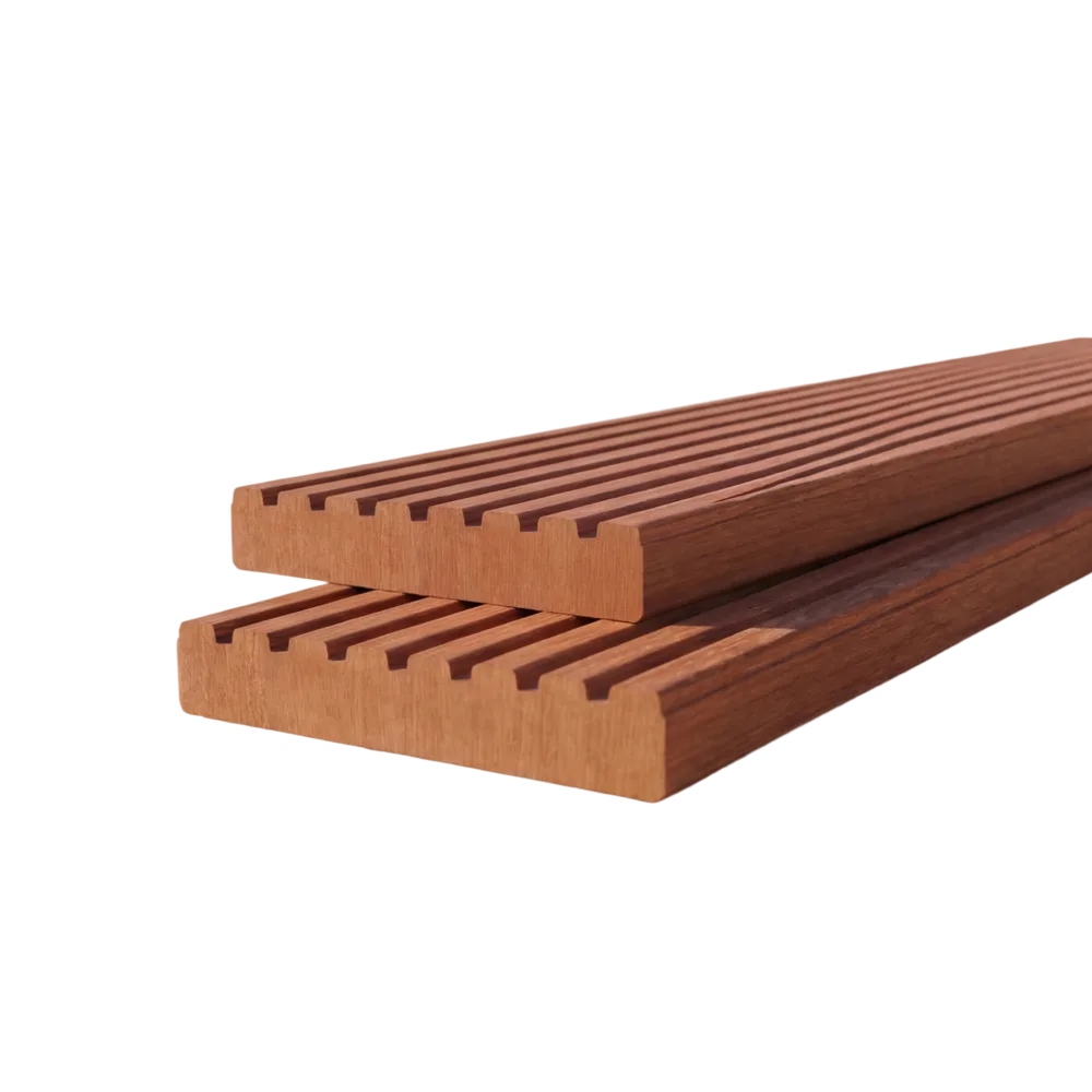 Vlonderplank 35 × 145 mm 3,50 mtr Hardhout Okan