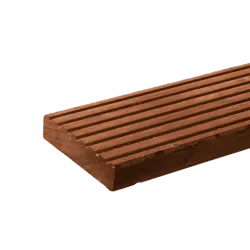 Plank 35 x 145 mm, Hardhout, per m1 Hardhout Okan