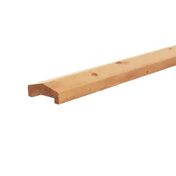 Afdek pira grenen, 35 x 85 mm, sponning 62 mm