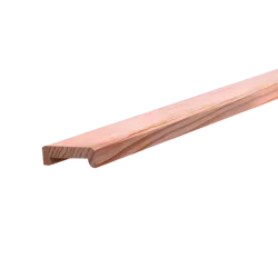 Afdeklat douglas, 28 x 85 mm, sponning 12 x 60 mm