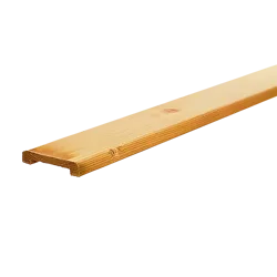 Afdeklat smal, 19 x 70 mm, sponning 52 mm Geïmpregneerd