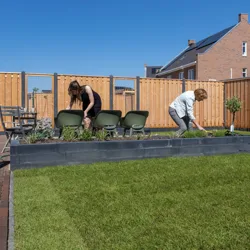 Betonplaat glad 3,4 x 24,0 x 184 cm Antraciet