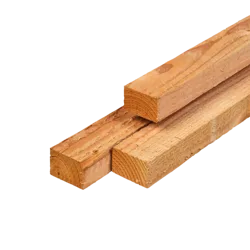 Regel Fijnbezaagd 45 x 75 mm 2,50 mtr Lariks / Douglas