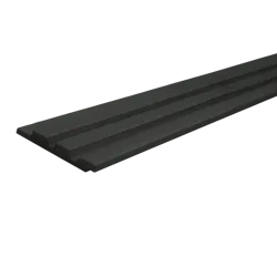 Triple profiel rabat 27 x 133 mm 4,00 mtr LD Zwart