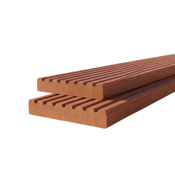 Vlonderplank 35 × 145 mm 2,00 mtr Hardhout Okan