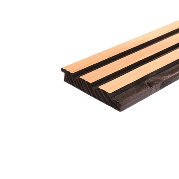 Triple profiel 25 x 140 mm 5,00 mtr LD Zw/Onb,