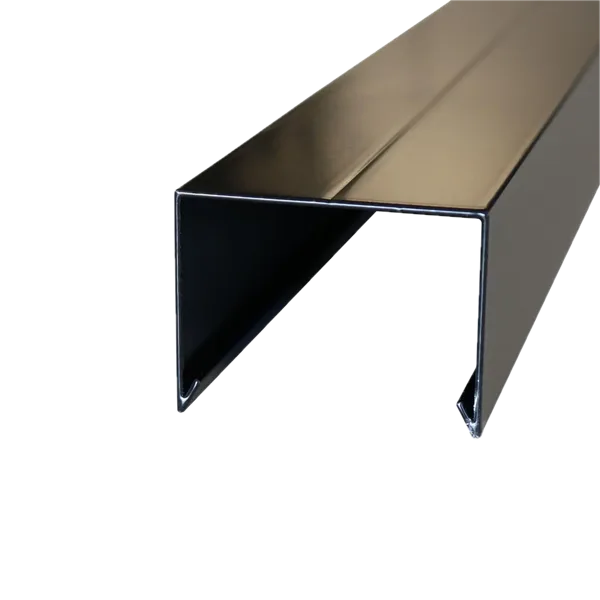 Afdekkap zwart Alu, 45 x 61 mm sponning 51 mm