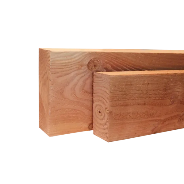 Balk Fijnbezaagd 50 x 100 mm 4,00 mtr Lariks / Douglas