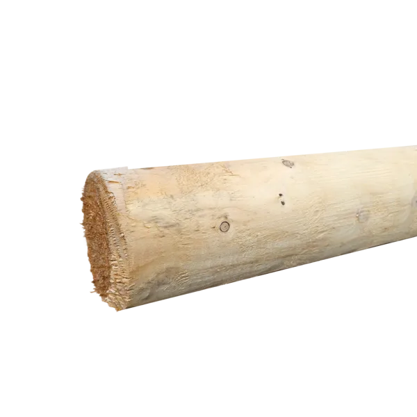 Ronde Paal Ø10 cm – Lengte 2,00 m blank hout | Prolock® Sigma Beschoeiing