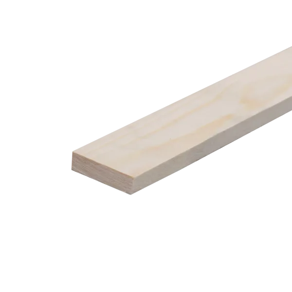 Geschaafd 10 x 40 mm 4,20 mtr blank hout