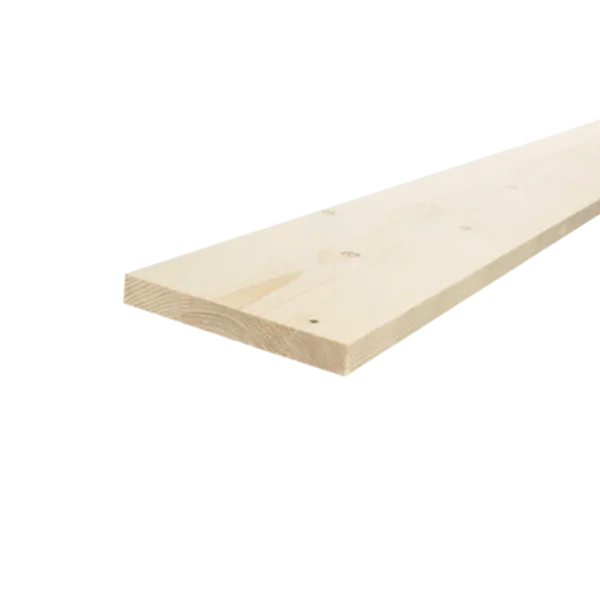 Geschaafd 18 x 145 mm 4,20 mtr blank hout
