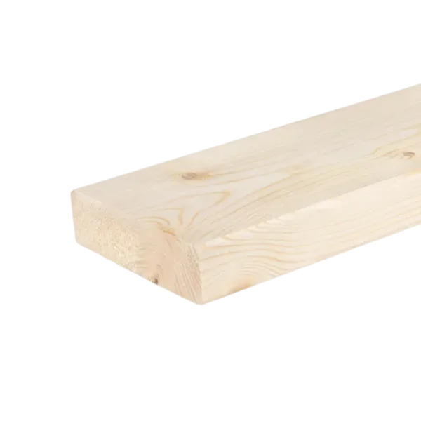 Geschaafd 38 x 140 mm 3,00 mtr blank hout