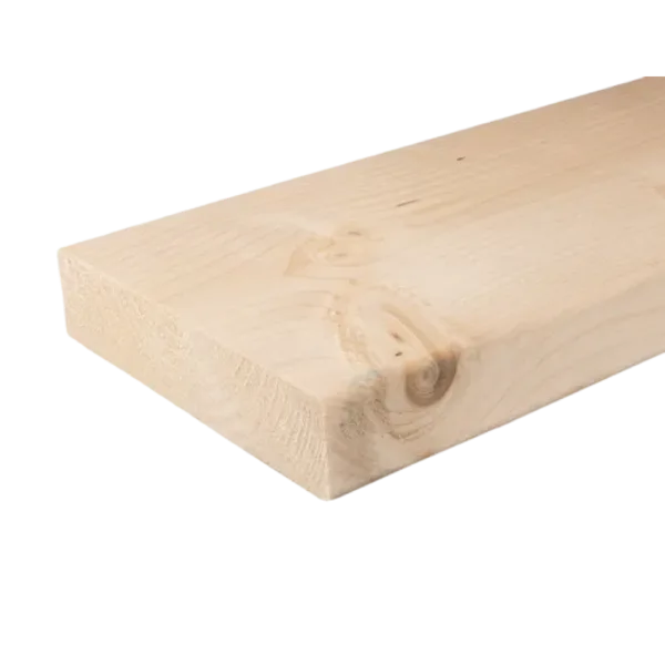 Geschaafd 70 x 200 mm 6,00 mtr blank hout