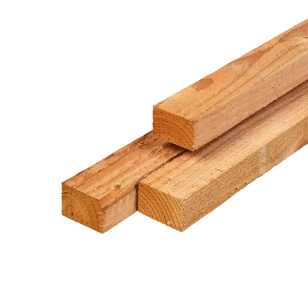 Regel Fijnbezaagd 45 x 75 mm 5,00 mtr Lariks / Douglas