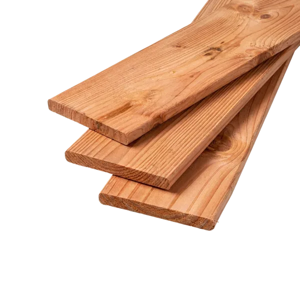 Schutting plank Geschaafd 16 x 140 mm 4,00 mtr Lariks / Douglas
