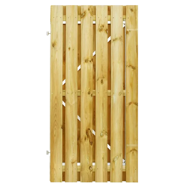 Tuindeur Stalen frame 120 x 190cm Geïmpregneerd