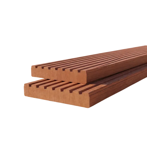 Vlonderplank 35 × 145 mm 4,00 mtr Hardhout Okan